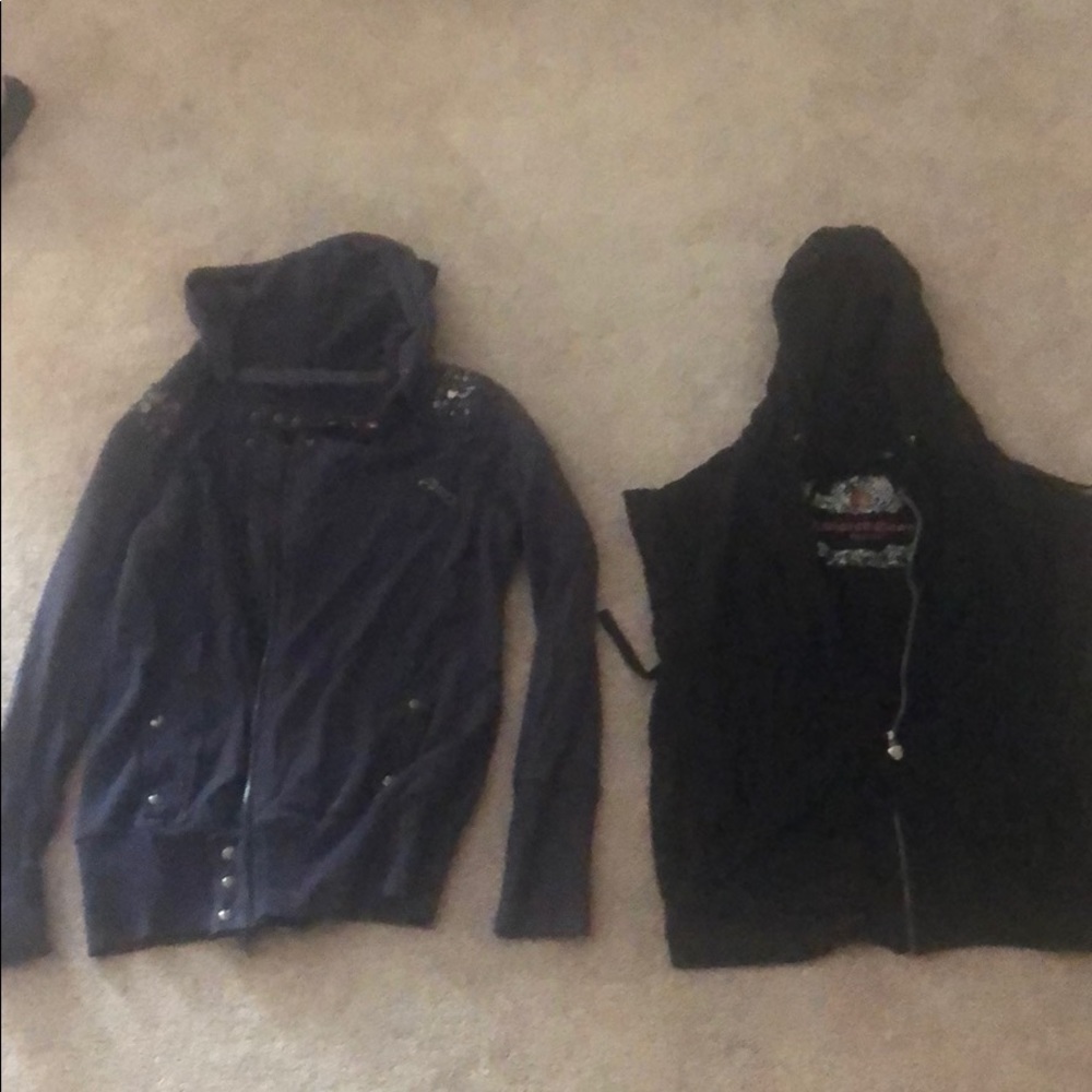 Free People hoodie twisted heart hoodie vest